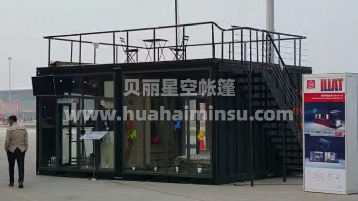 Factory customized steel structure scenic spot assembly container store