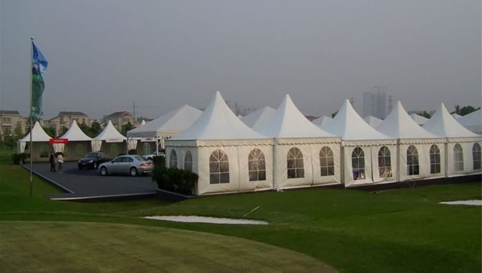 European spire tent, outdoor exhibition tent