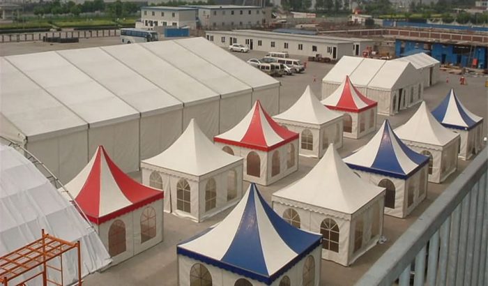 European spire tent, outdoor exhibition tent