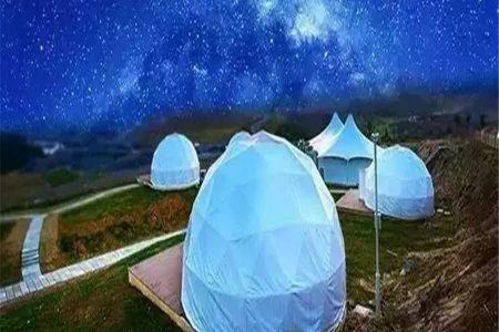 Two Persons'Travel, Experience the Romantic Tour of Hemisphere Tent Hotel