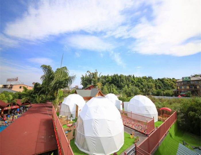 Outdoor Geodesic Dome Tents