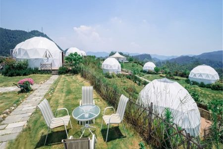 Outdoor Geodesic Dome Tents