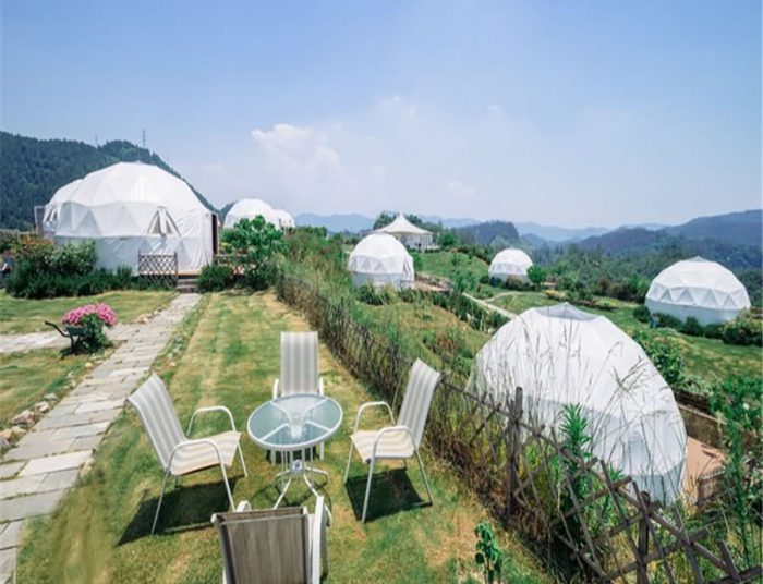 Outdoor Geodesic Dome Tents