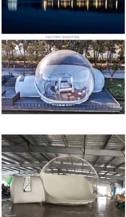 Camp inflatable bubble tent, inflatable tent