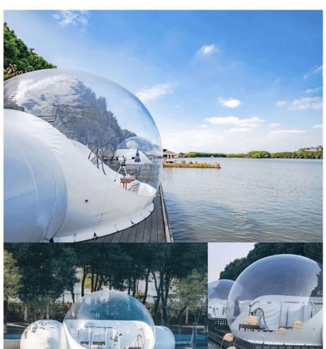 Camp inflatable bubble tent, inflatable tent