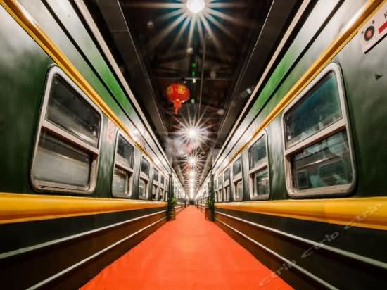 Railway Theme Train Hotel and Train Restaurant(old train compartment)