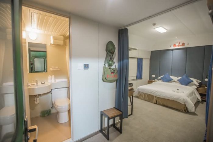 Railway Theme Train Hotel and Train Restaurant(old train compartment)