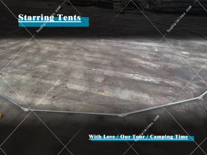 Create the perfect starring tent and taking photos t in the factory