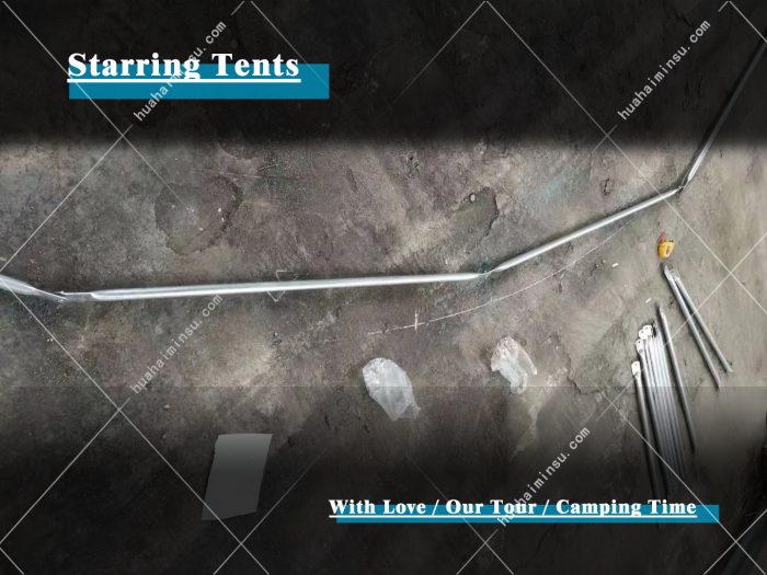 Create the perfect starring tent and taking photos t in the factory