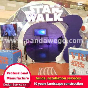 Transparent round Dome Tent, shopping mall exhibition features,hitravel 160