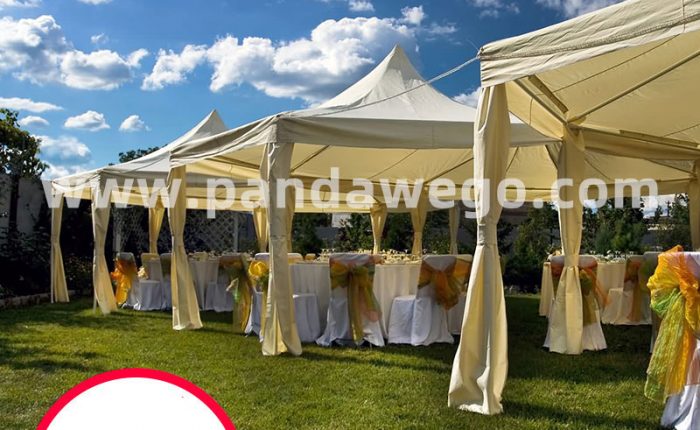 Small four corner Wedding Tent customization