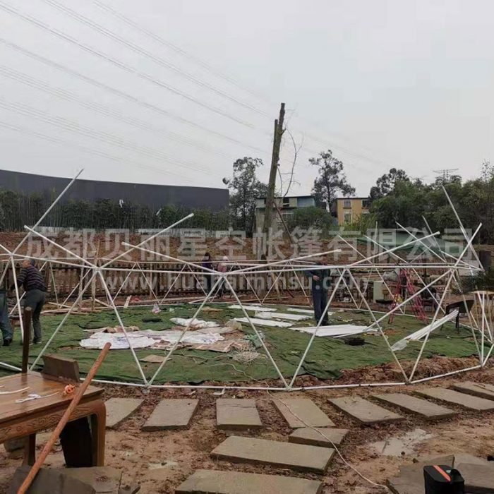 Factory customized outdoor large-scale 10-30 meter spherical tent dome