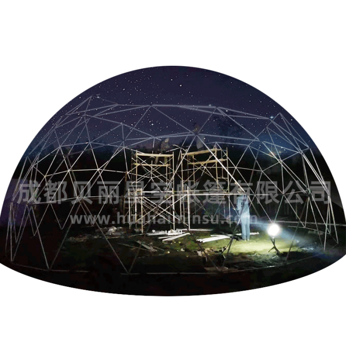 Factory customized outdoor large-scale 10-30 meter spherical tent dome
