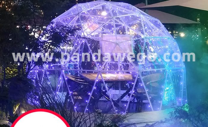 transparent dome tent