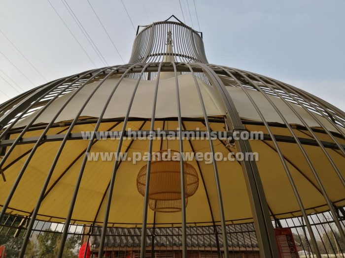 Nest spherical tents with different styles