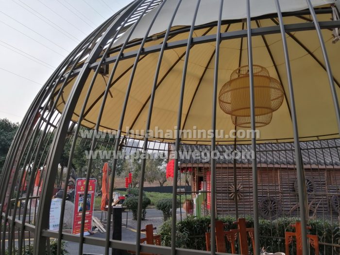 Nest spherical tents with different styles