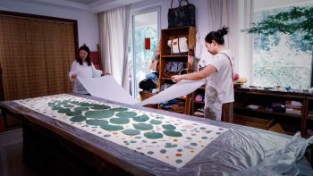 Plant dyeing course: in a beautiful traditional space learn natural plant dyeing !