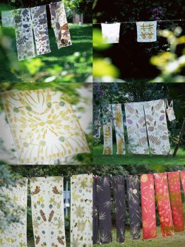 One‑of‑a‑Kind Artisanal Plant‑Dyed Wool Scarf