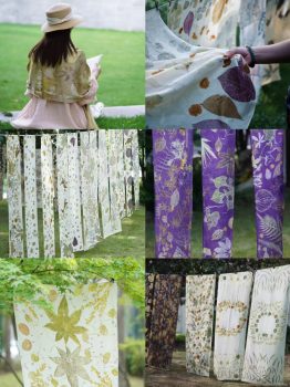 One‑of‑a‑Kind Artisanal Plant‑Dyed Wool Scarf
