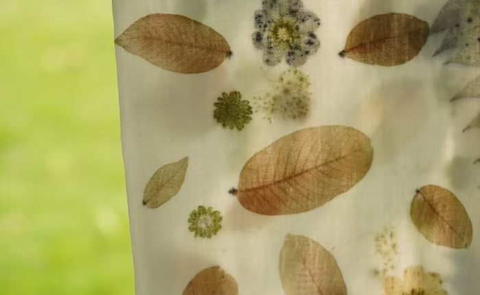 One‑of‑a‑Kind Artisanal Plant‑Dyed Wool Scarf