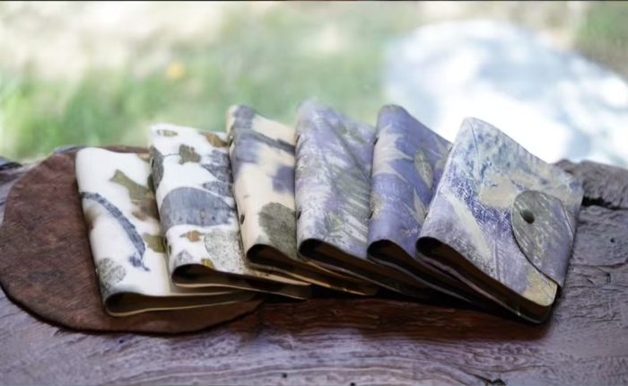 One‑of‑a‑Kind Plant-dyed Artistic Notebook