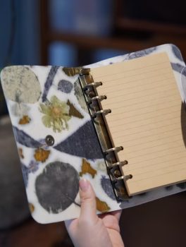 One‑of‑a‑Kind Plant-dyed Artistic Notebook